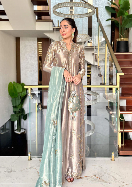 Mubashira Usman - Myssori Embroidered 3 Piece Unstitched - AC - 36