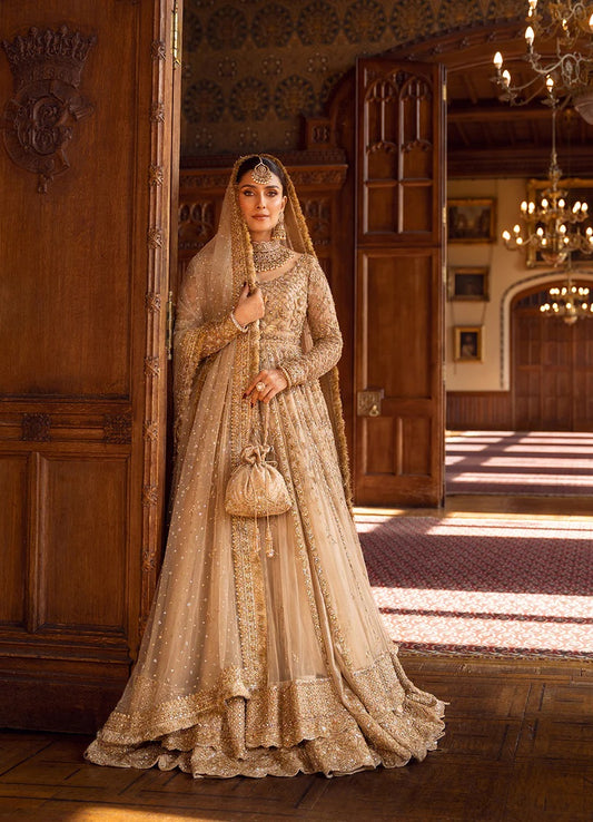 FZ Zariana - Luxury Net Embroidered 3 Piece Unstitched -