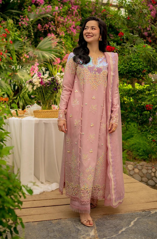 Rang Rasiya Luxury Embroidered Lawn 3Pc Unstitched Suit-Alayna