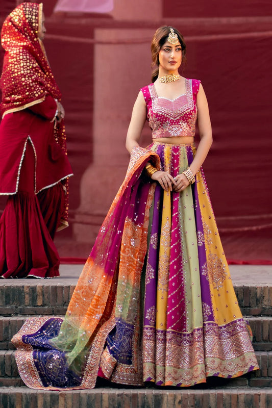 Bin Ilyas Wedding Festive Luxury Raw Silk Collection D-607
