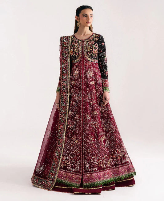 Republic Womenswear - Luxury Organza Embroidered 3 Piece Unstitched - Lucienne