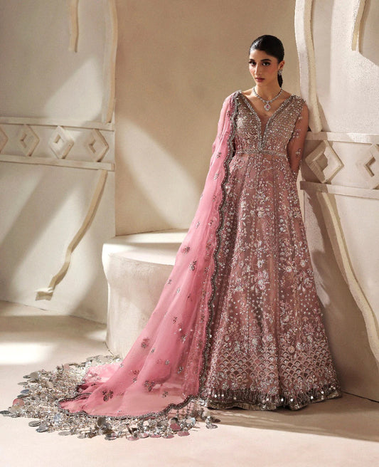 Republic Womenswear Luxury Organza Embroidered 3Pc Unstitched Suit Juliane