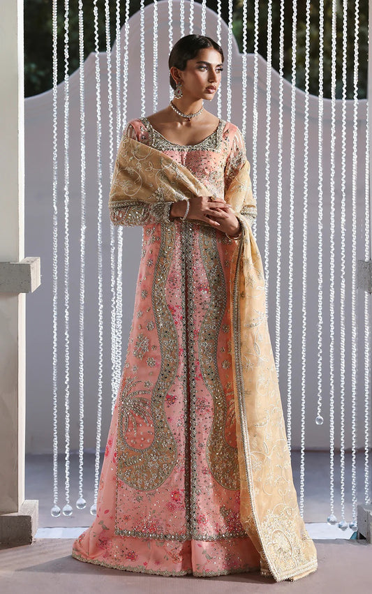 Soraya Lumene Luxury Organza Embroidered Unstitched 3PC Suit-Velora