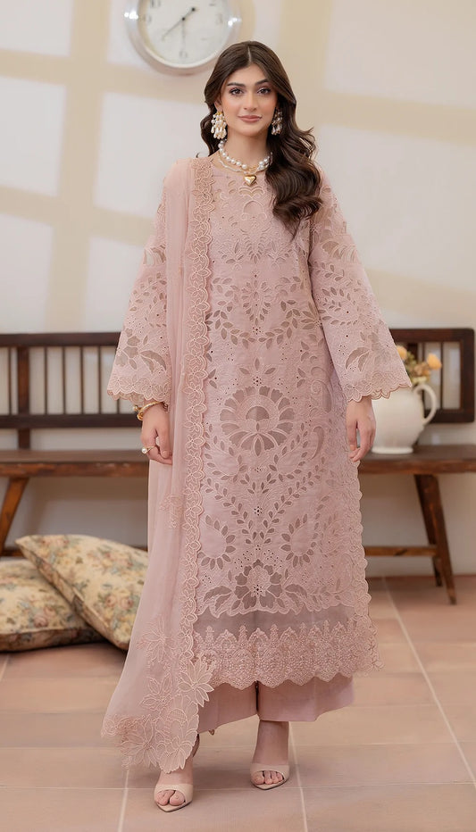 Imrozia Luxury Embroidered Lawn Unstitched 3Pc Suit ROHI