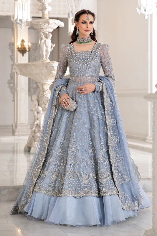 Maria.B Luxury Embroidered Net Unstitched 3 Pc Collection MC-041