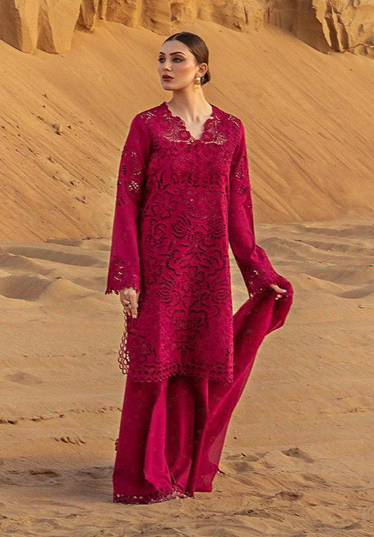 Rang Rasiya -Luxury Lawn Embroidered Unstitched 3Piece -Rameen