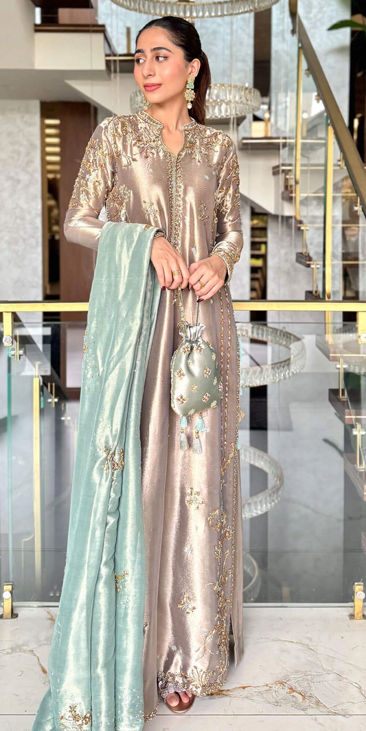 Mubashira Usman - Myssori Embroidered 3 Piece Unstitched - AC - 36