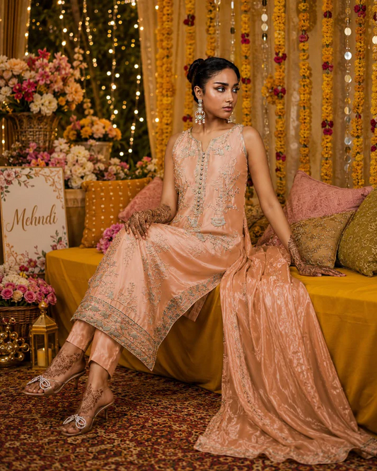 Ayesha Somaya Luxury Myssori Embroidered 3Pc Unstitched Suit-Ayra-17