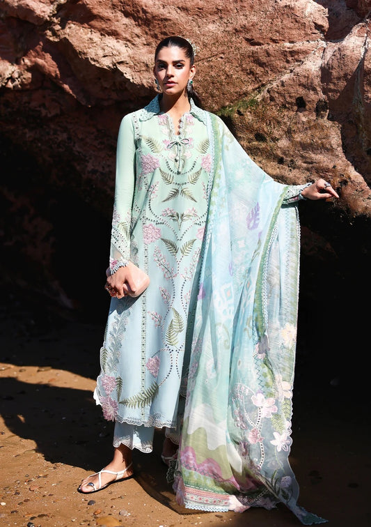 Saira Shakira Luxury Lawn Unstitched Embroidered 3Pc Suit TALI 3-B