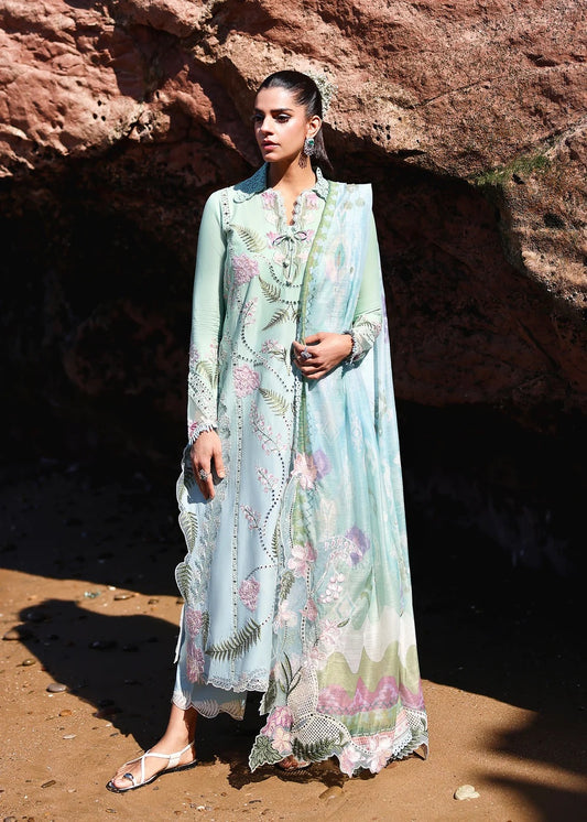 Saira Shakira Luxury Lawn Unstitched Embroidered 3Pc Suit TALI 3-B