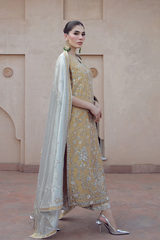 Shamsha Hashwani - Masysoori Handwork Embroidered 3PCS Unstitched - Aakifah
