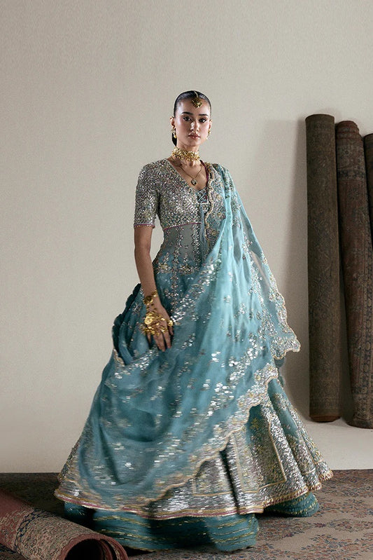 Suffuse Luxury Organza Hand Embroidered Unstitched 3 Piece - Anaira