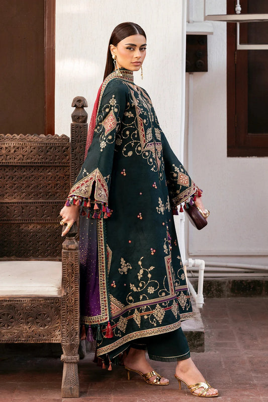 Jazmin Luxury Embroidered Lawn Unstitched 3Pc Suit SL26-D03