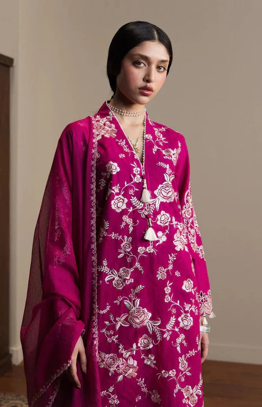 Elaf - Luxury Lawn Embroidered 3 Piece Unstitched - ESA-3B