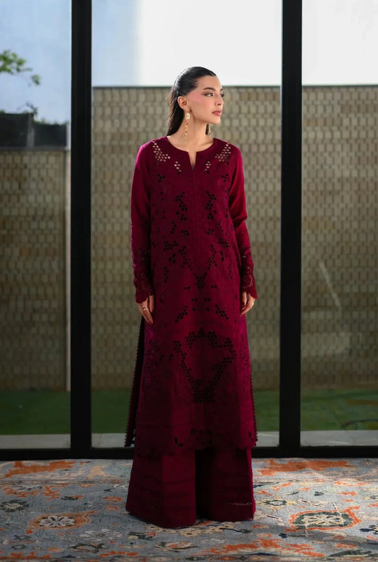 Zaib Luxury Lawn Embroidered 3 Piece Unstitched-HZG3023