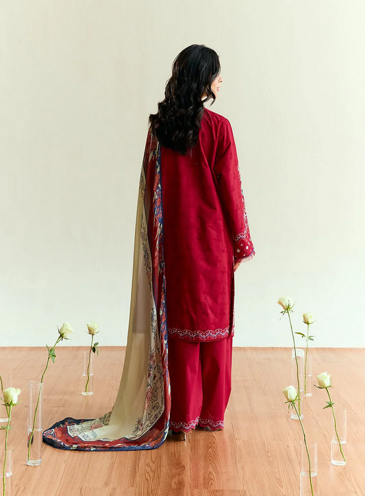 Coco By Zara Shahjahan Lawn Embroidered Unstitched 3Piece Alba D8