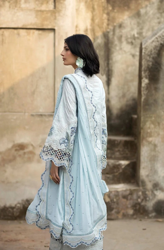 ADAN'S LIBAS Luxury Embroidered Lawn Unstitched 3Pc Suit