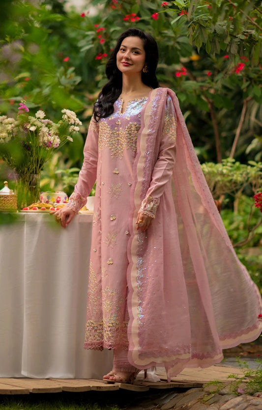 Rang Rasiya Luxury Embroidered Lawn 3Pc Unstitched Suit-Alayna