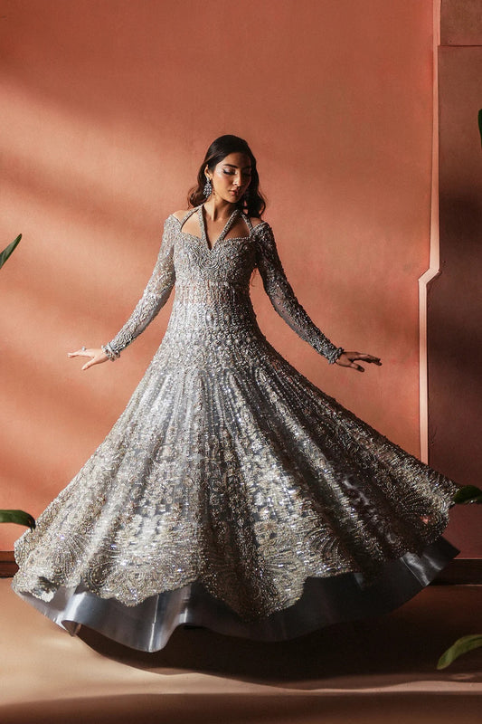 Soraya ANNE Net Hand Embellished & Embroidered Maxi - J0218