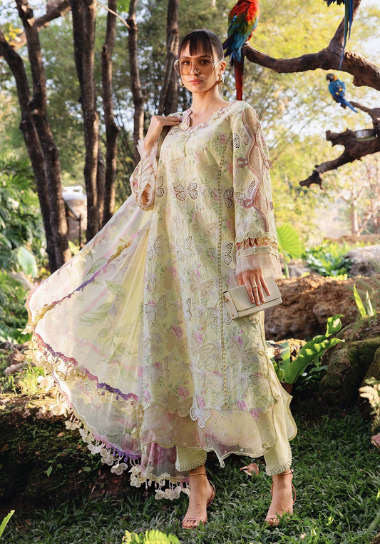 Maria.B - Luxury Lawn Embroidered Unstitched 3 Piece MPT-2901-B