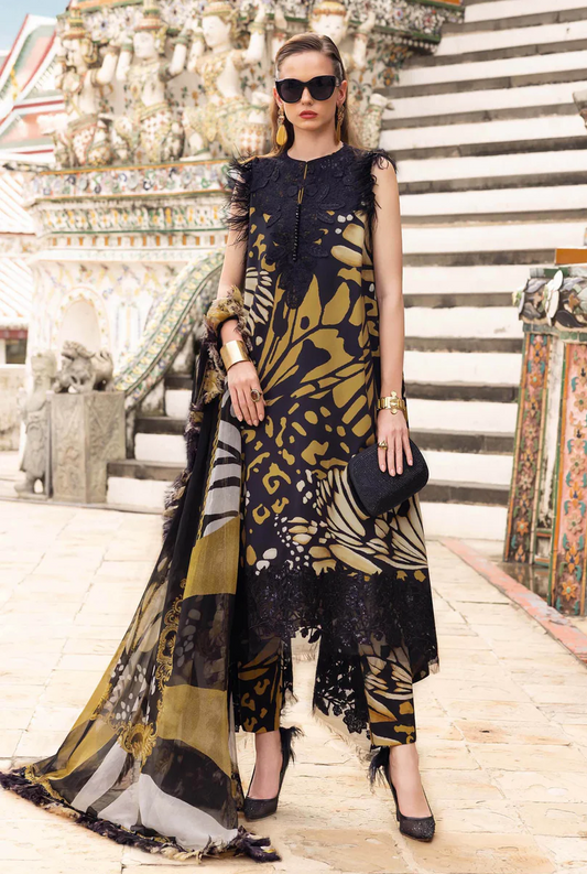Maria.B - Luxury Lawn Embroidered 3 Piece Unstitched - MPT-2809-B