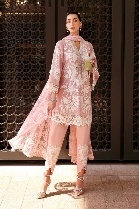 Maria.B Luxury Lawn Unstitched Embroidered 3Pc Suit D-2603-A