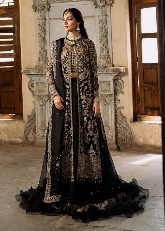 Kanwal Malik Luxury Organza Embroidered 3 Piece Unsticthed - Shahtaj