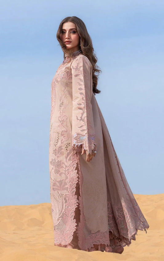 Rang Rasiya Luxury Chikankari Embroidered Lawn Unstitched 3PC Suit Elaheh