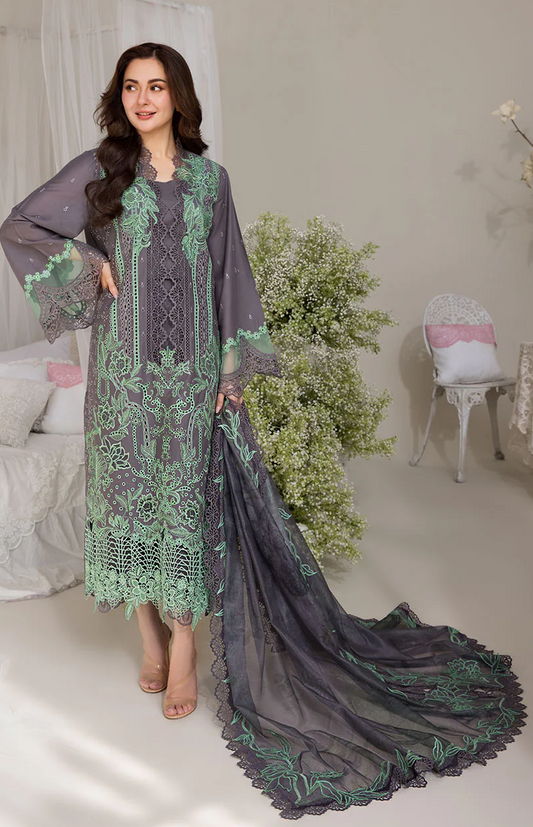 Sobia Nazir - 3B - Luxury Lawn Embroidered 3 Piece Unstitched