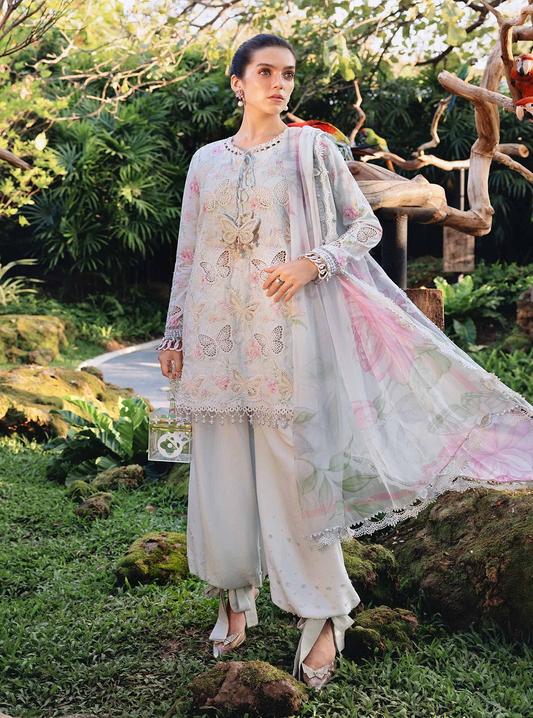 Maria.B -Luxury Lawn Embroidered 3Pcs  Unstitched - MPT-2901-A