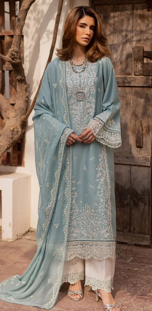 Batik - Naisha - Luxury Lawn Embroidered 3 Piece Unstitched