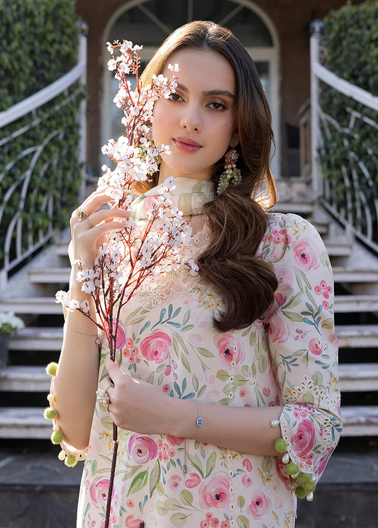 Crimson Luxury Lawn Embroidered Collection Unstitched IZEL Petal1