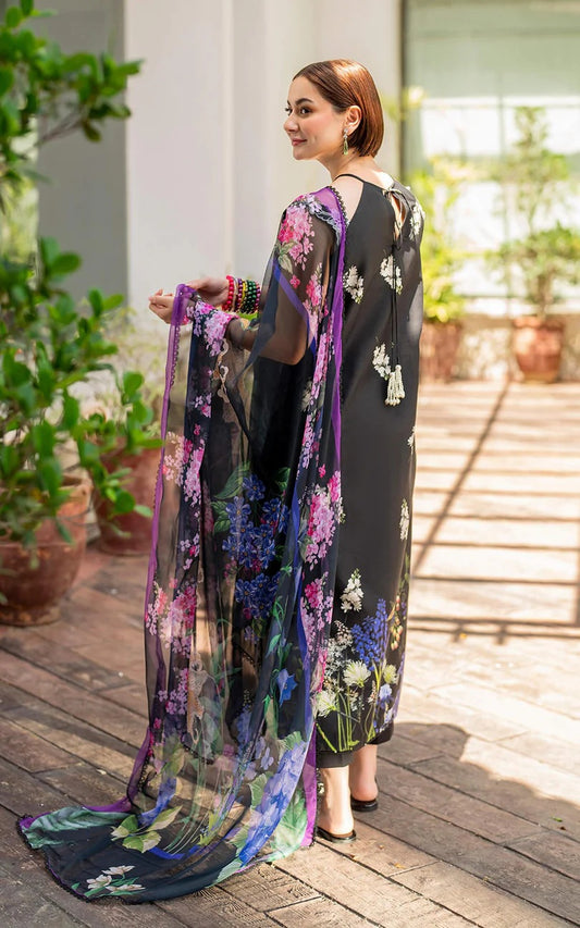 Asifa and Nabeel - Lawn Embroidered Unstitched 3 Piece - Surma MK-14