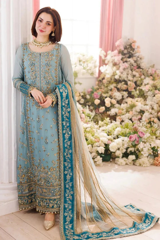 Charizma - Dastan-E-Jashan - Embroidered Chiffon Unstitched  DJ5-08 3PCS